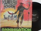 KUBLAI KHAN Annihilation LP (New Renaissance 32, orig 1987) VG+ Thrash, Megadeth