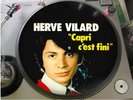 Herve Vilard - Capri C'est Fini  Picture Disc Promo Single LP