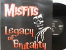 Misfits LP “Legacy Of Brutality”   Plan 9 / Caroline PL9-06   Orig 1985   VG++
