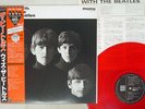 BEATLES WITH THE EMI/ODEON EAS-70131 Japan OBI MONO RED VINYL VINYL LP