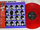 BEATLES A HARD DAY'S NIGHT ODEON EAS-70132 Japan MONO CLEAR RED VINYL VINYL LP