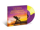 Queen Bohemian Rhapsody 7” Limited Edition Purple Yellow Vinyl Record Store RSD.