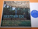 Chuchro Panenka Beethoven Cello Sonatas & Variations Czech Supraphon 3LP Box NM