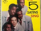 The Five Satins Sing Vol.2 Rare Doo-Wop Pic Sleeve EP Ember Clean