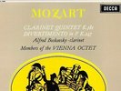 SXL 6087 UK WBG ED1/ED2 - MOZART CLARINET QUINTET / DIVERTIMENTO VIENNA OCTET NM