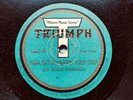 JAZZ: SIX BLACK DIAMONDS ON RARE 1920s WEST COAST ‘TRIUMPH’ RECORD