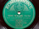 BERT FIRMAN’S DANCE ORCH ‘CAUSE I’M IN LOVE’ ZONOPHONE 78, HOT AHOLA SOLO SIDE 1