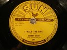 78 RPM Sun Record - Johnny Cash - I Walk The Line - 1956