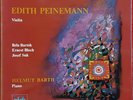 Suk, Bartok, Bloch - Edith Peinemann - 1st. Swiss only Pick 70-108