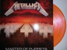 METALLICA, MASTER OF PUPPETS. ORANGE VINYL LP