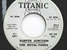 45 RPM,  SURF ROCKER,THE ROYAL-TONES, BLACK LIGHTNING/ SURFER JUNCTION, PROMO