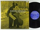 Lonnie Johnson w/ Elmer Snowden - Blues And Ballads LP - Bluesville Mono DG RVG
