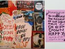 SPORTS TEAM DEEP DOWN HAPPY TRANSPARENT ORANGE VINYL + HAND SIGNED ART CARD NEW