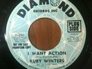 RUBY WINTERS I Want Action / Better DIAMOND NORTHERN SOUL 45 PROMO