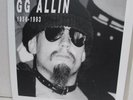 GG ALLIN Carnival Of Excess 2002 BLACK VINYL TEST PRESSING LP #3/6