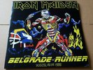 IRON MAIDEN - belgrade runner -  2 x lp--coloured+big poster