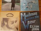 Elton John 4 Record Vinyl LP Bundle Madman A Single Man Honky Chateau Blue Moves