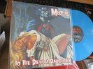 PUNK-MISFITS-LP VINYL RECORD ALBUM-TO THE DEVIL A DAUGHTER-BLUE VINYL