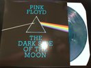 PINK FLOYD, DARK SIDE OF THE MOON, TRANSPARENT BLUE VINYL LP RECORD WITH JACKET