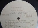 RARE ELVIS PRESLEY ACETATE LP WELCOME TO MY WORLD