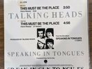 1983 TALKING HEADS SPEAKING IN TOUNGES 1-23883 LP VINYL Promotional Copy