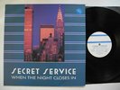SECRET SERVICE When The Night Closes In LP 1985 Near Mint   euro italo