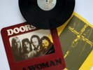 ORIGINAL ARTISAN 1971 WINDOW COVER THE DOORS LA WOMAN VINYL LP JIM MORRISON NM