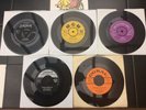 5 X ROCK N ROLL/ROCKABILLY 45RPM RECORDS ORIGINAL/REPRO LONDON MGM CORAL HMV