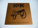 AC/DC For Those About To Rock LP MINT VINYL GERMAN 1981 GATEFOLD EMBOSSED COVER