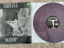 Nirvana - Bleach 3rd Press Purple Marble - Very Rare.. Free Postage.