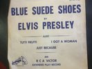 Elvis Presley Blue Suede Shoes 45 Record Sleeve RCA Victor