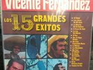 VICENTE FERNANDEZ los 15 grandes exitos LP  VG+ CBS