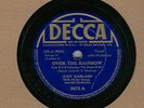 78 rpm Judy Garland Decca 2672 Over The Rainbow in V (Wizard of Oz songs)