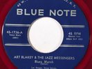 ART BLAKEY & JAZZ MESSENGERS Blues March Blue Note RED VINYL NM 45 HEAR