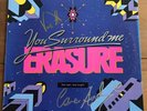 Erasure - You Surround Me 12” Vinyl Signed Autographed Blue Cover