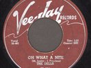THE DELLS Oh What A Night / Jo-Jo Blues Doo Wop R&B OG Vee-Jay 204 45 1956
