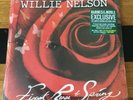 Willie Nelson SEALED First Rose Spring LP RED ROSE Vinyl Record barnes noble