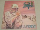 DEATH - Leprosy, 1st press Vinyl, UK edition, LP 1988 (Under One Flag ?–FLAG 24)