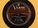 TRIO MATAMOROS / LAGRIMAS NEGRAS / EL QUE SIEMBRA SU MAIZ / 78 RPM RECORD