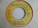 THE HEPTONES We Want It THE THING Killer    Hard Steppers Roots 7