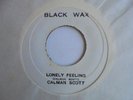 CALMAN SCOTT Lonely Feeling BLACK WAX Roots Steppers Reggae 7
