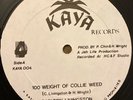 Carlton Livingston - 100 Weight Of Collie Weed/Soundman Clash(12” Vinyl VG+1983)