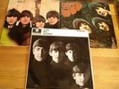 3 Mono Vinyl LP Album Records The Beatles For Sale Rubber Soul With the Beatles