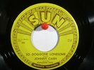 Johnny Cash  Sun 232  So Doggone Lonesome b/w Folsom Prison Blues  Early Sun