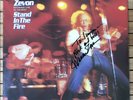 WARREN ZEVON - stand in the fire signed vinyl LP autographed autogramm signiert