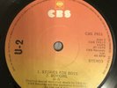 U2-Three  7 Inch Single First Pressing UKTM 818092. THE HOLY GRAIL