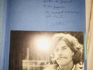 Livre signé Colette Ferrat et carte autographe original jean Ferrat 