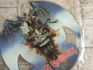 Iron Maiden “The Evil That Men Do” Orig U.K. 1988 Shaped Pic disc vinyl 7 inch