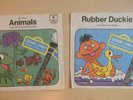2-Columbia/Sesame Street Records ALL ABOUT ANIMALS/RUBBER DUCKIE 45rpm 1970