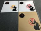 Rare Banksy Dirty Funker Future vinyl X 3 Red, Orange & Brown